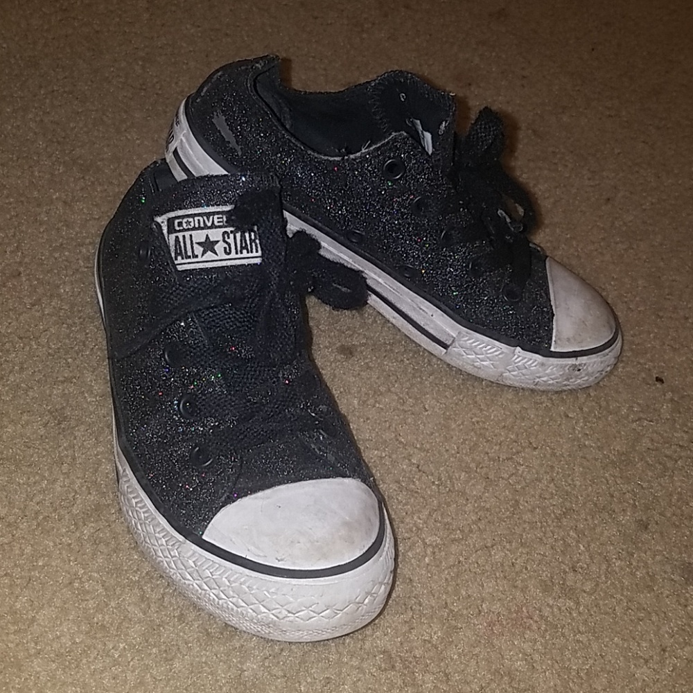 Converse sparkle black